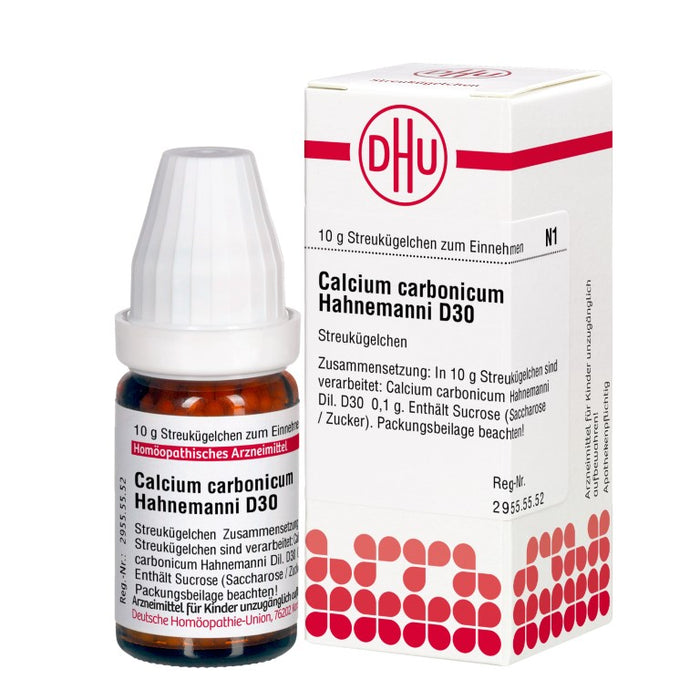 DHU Calcium carbonicum Hahnemanni D30 Streukügelchen, 10 g Globuli