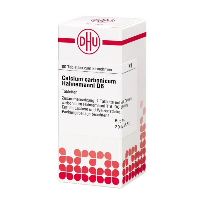 DHU Calcium carbonicum Hahnemanni D6 Tabletten, 80 pcs. Tablets