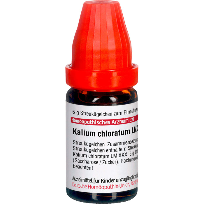 DHU Kalium chloratum LM XXX Streukügelchen, 5 g Globules