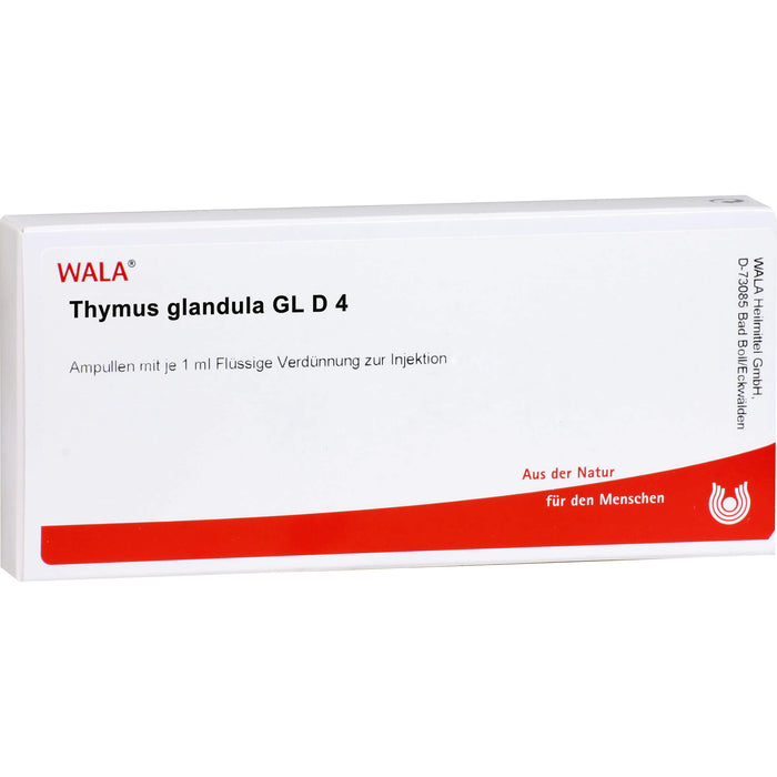 WALA Thymus Glandula Gl D4 Ampullen, 10 pcs. Ampoules