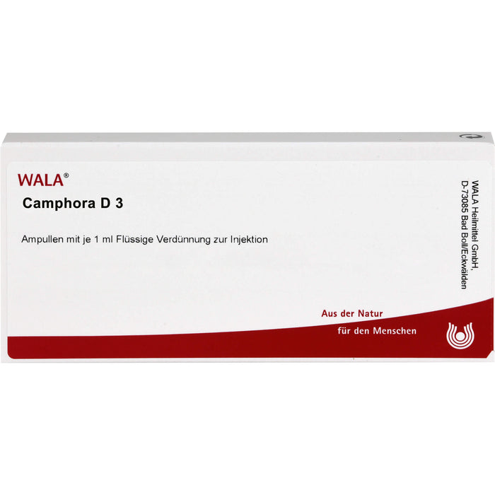 Camphora D3 Wala Ampullen, 10X1 ml AMP