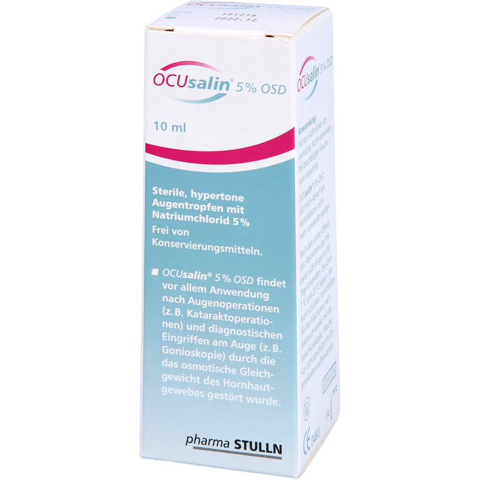 OCUsalin 5% OSD, 1X10 ml ATR