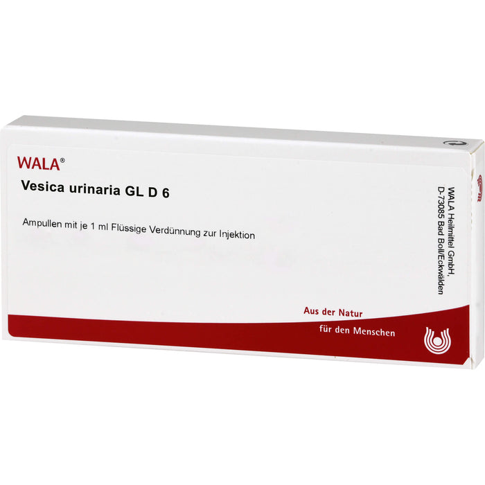 Vesica Urinaria Gl D6 Wala Ampullen, 10X1 ml AMP