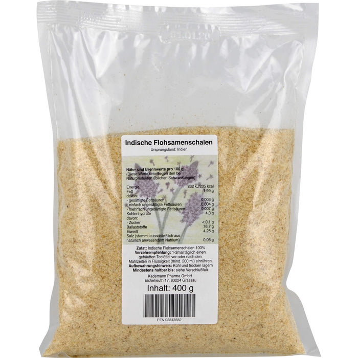 Indische Flohsamenschalen lose, 400 g BEU