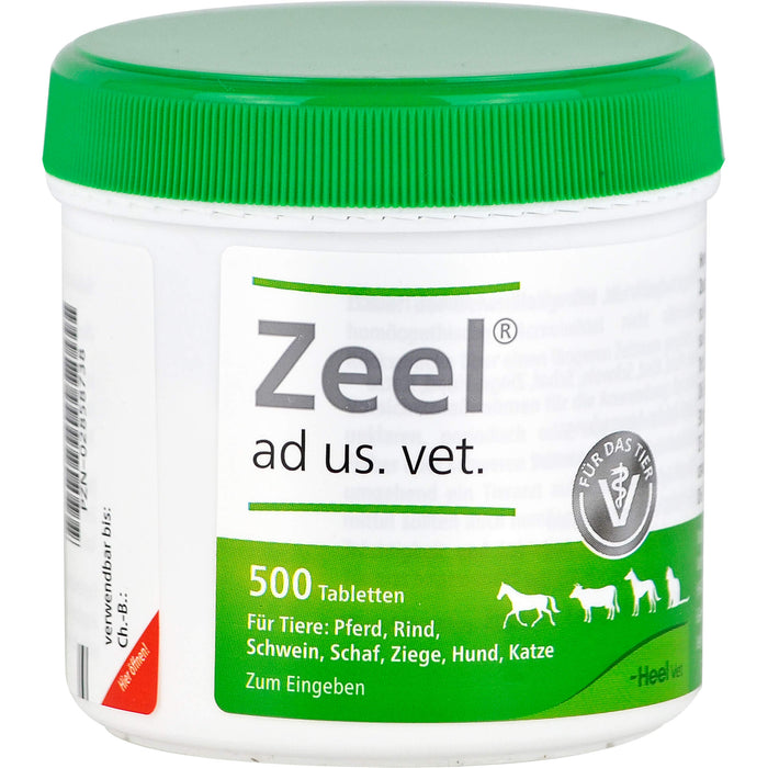 Zeel ad us. vet. Tabletten, 500 St. Tabletten