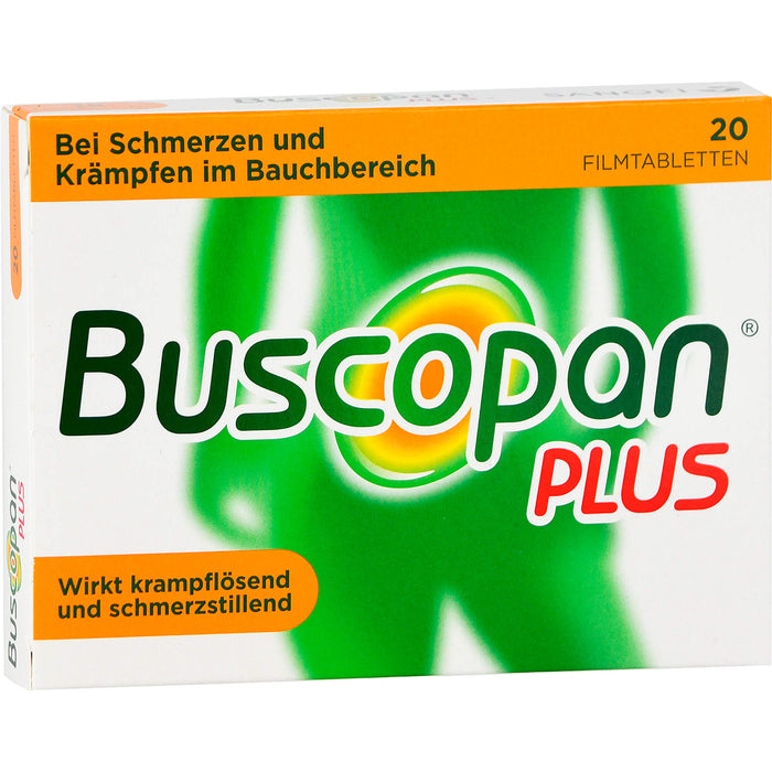 Buscopan plus Tabletten Reimport EMRAmed, 20 pc Tablettes