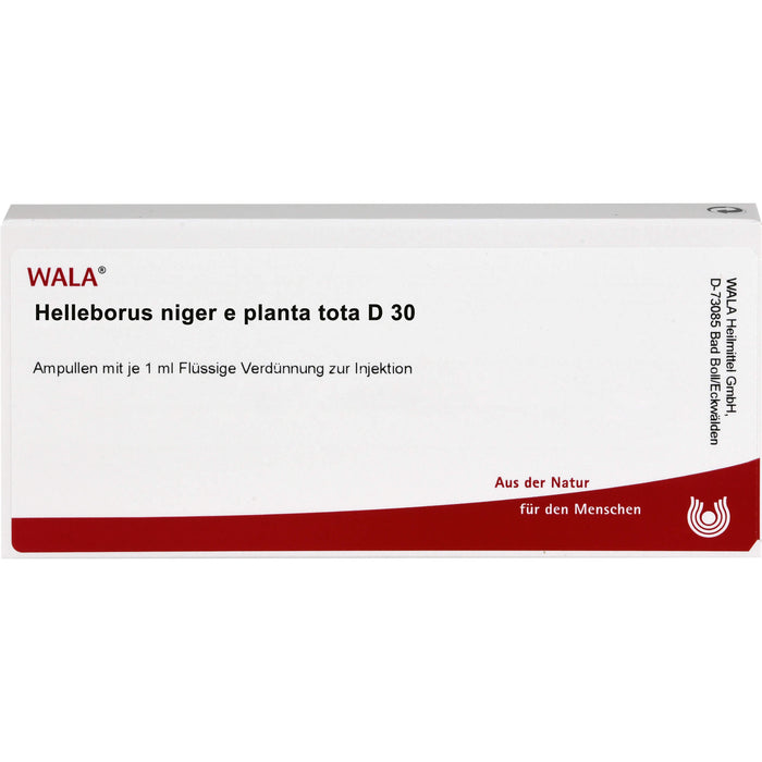 WALA Helleborus niger e planta tota D30 flüssige Verdünnung, 10 pc Ampoules