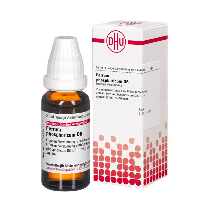 DHU Ferrum phosphoricum D6 Dilution, 20 ml Lösung