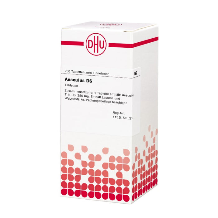 DHU Aesculus D6 Tabletten, 200 St. Tabletten