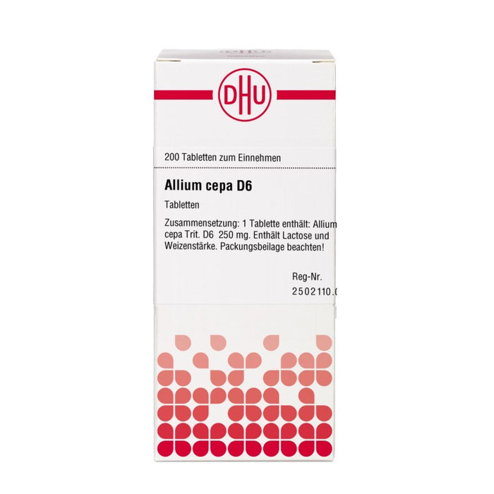 DHU Allium cepa D6 Tabletten, 200 St. Tabletten