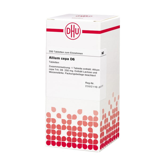 DHU Allium cepa D6 Tabletten, 200 St. Tabletten