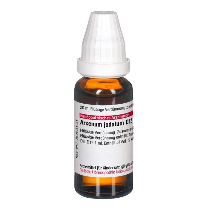 Arsenum jodatum D12 DHU Dilution, 20 ml Lösung