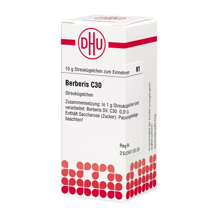 DHU Berberis C30 Streukügelchen, 10 g Globules