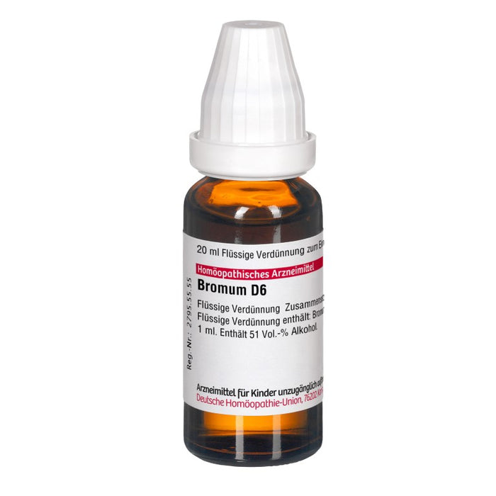 DHU Bromum D6 Dilution, 20 ml Lösung