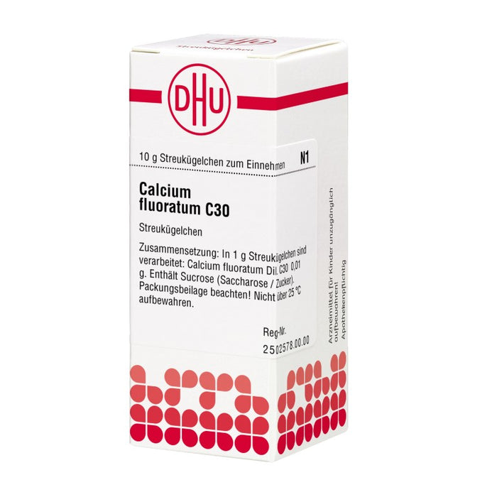 DHU Calcium fluoratum C30 Streukügelchen, 10 g Globuli