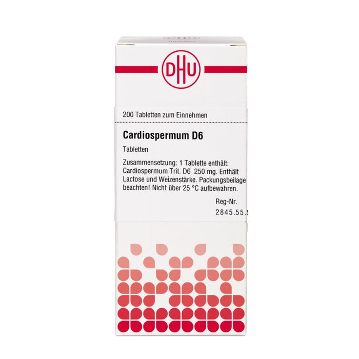 DHU Cardiospermum D6 Tabletten, 200 St. Tabletten