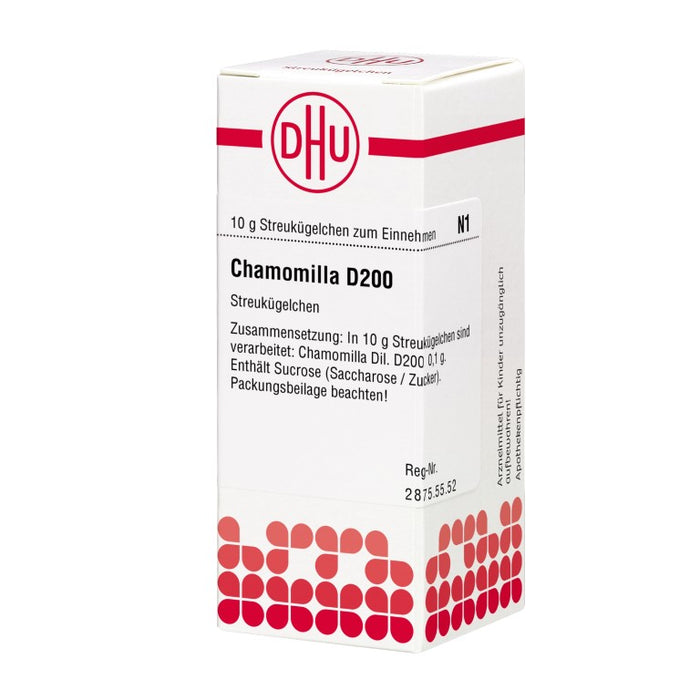 DHU Chamomilla D200 Streukügelchen, 10 g Globuli