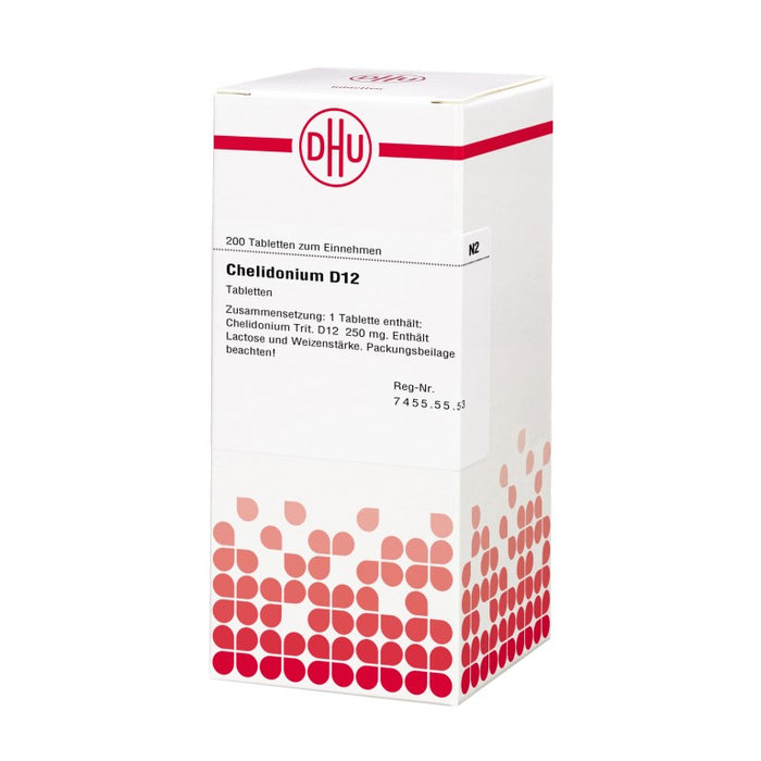 DHU Chelidonium D12 Tabletten, 200 St. Tabletten