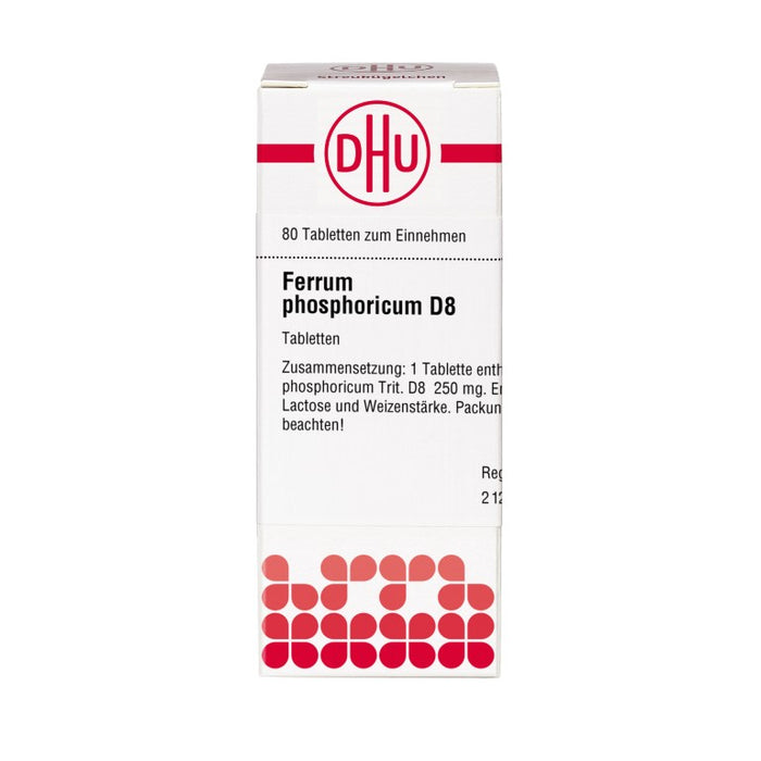 DHU Ferrum phosphoricum D8 Tabletten, 80 St. Tabletten