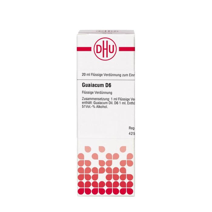 Guaiacum D6 DHU Dilution, 20 ml Lösung