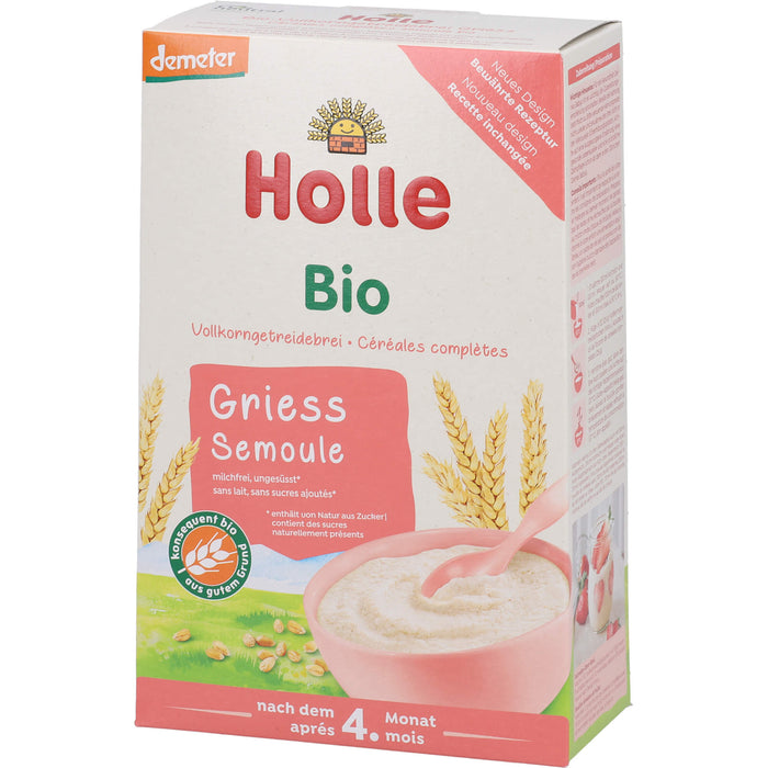 Holle Bio-Babybrei Grieß, 250 g BRE