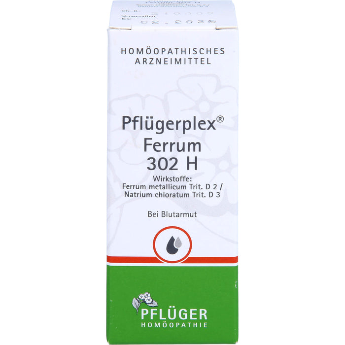 Pflügerplex Ferrum 302 H Tabletten bei Blutarmut, 100 pcs. Tablets