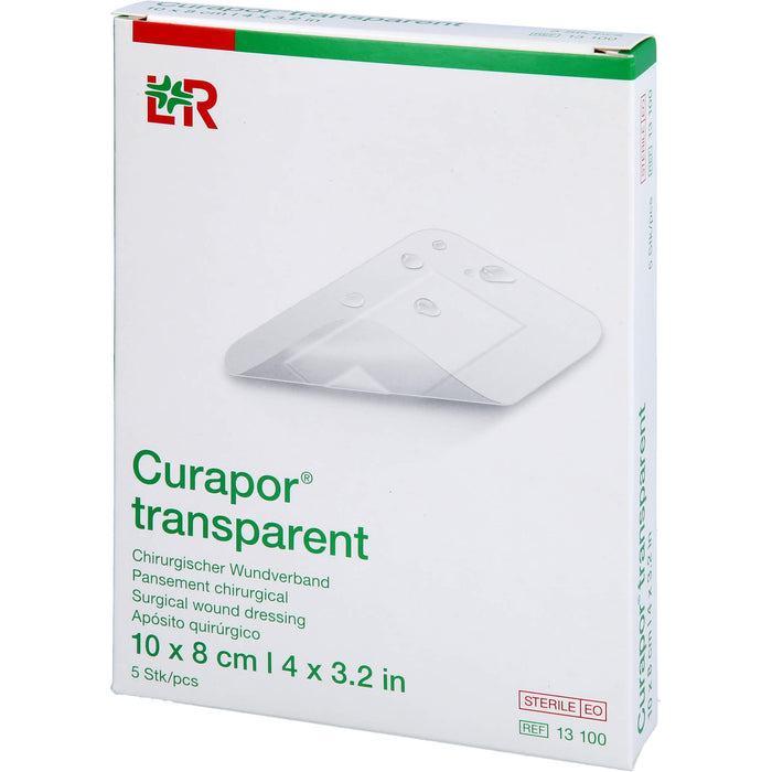 Curapor Wundverband transparent steril, 5 St. Pflaster