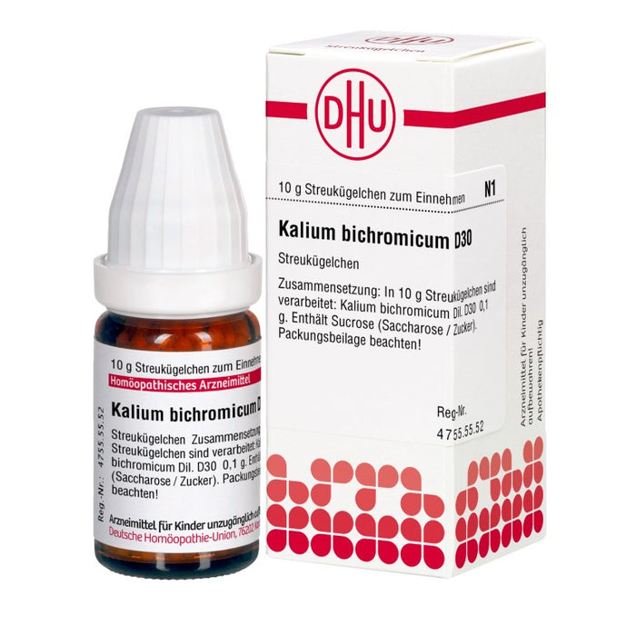 DHU Kalium bichromicum D30 Streukügelchen, 10 g Globuli