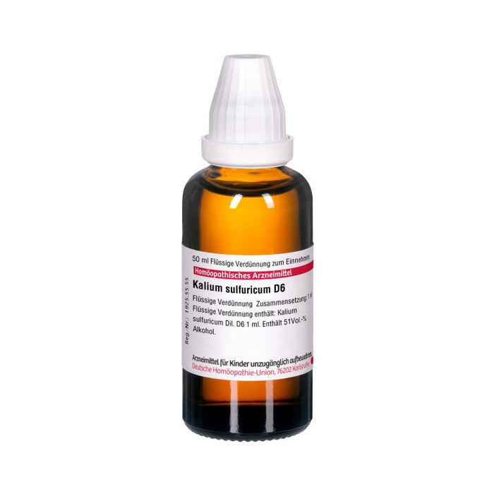 DHU Kalium sulfuricum D6 Dilution, 50 ml Lösung