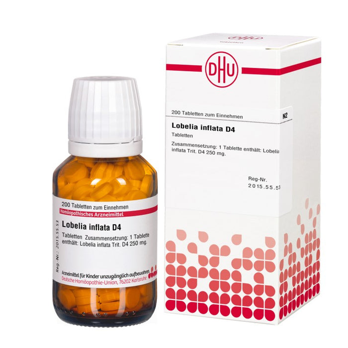 Lobelia inflata D4 DHU Tabletten, 200 St. Tabletten