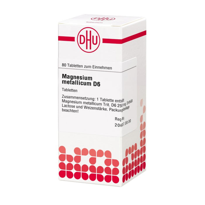 DHU Magnesium metallicum D6 Tabletten, 80 pc Tablettes