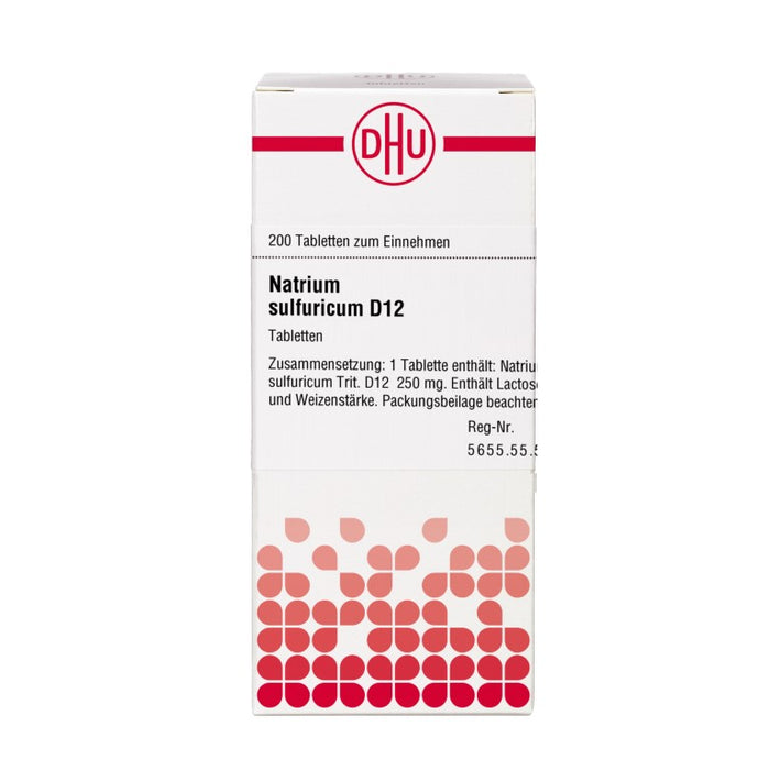 DHU Natrium sulfuricum D12 Tabletten, 200 St. Tabletten