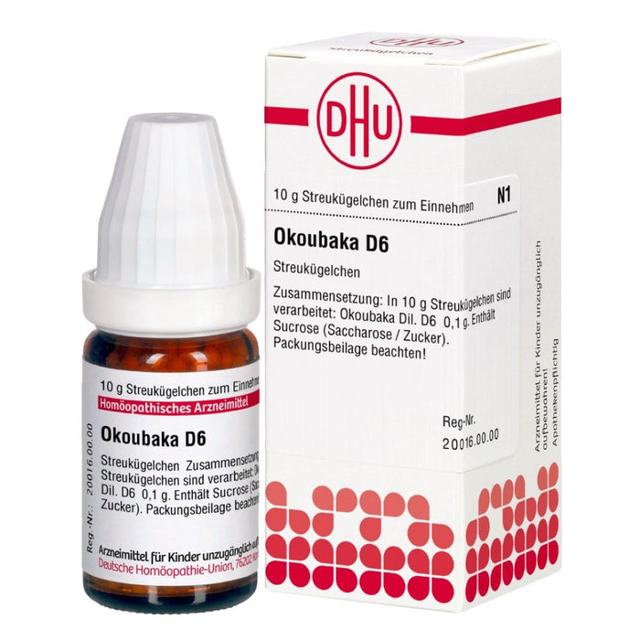 DHU Okoubaka D6 Streukügelchen, 10 g Globuli