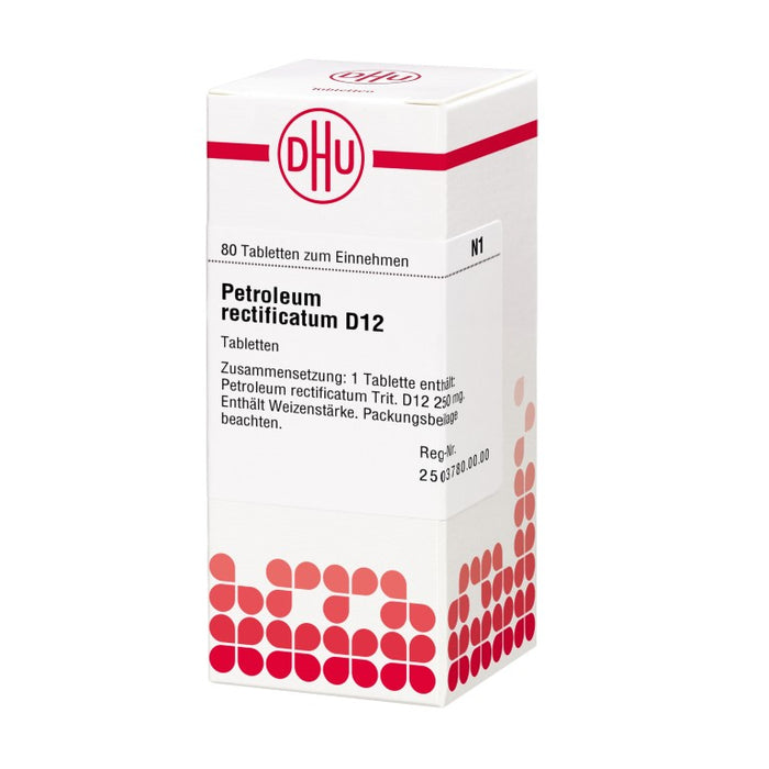 DHU Petroleum rectificatum D12 Tabletten, 80 pc Tablettes