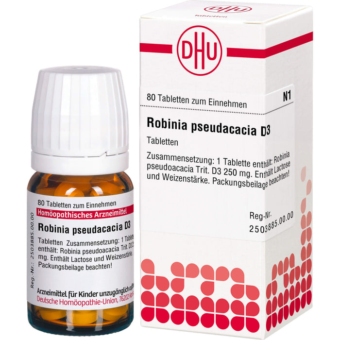 Robinia pseudacacia D3 DHU Tabletten, 80 St. Tabletten