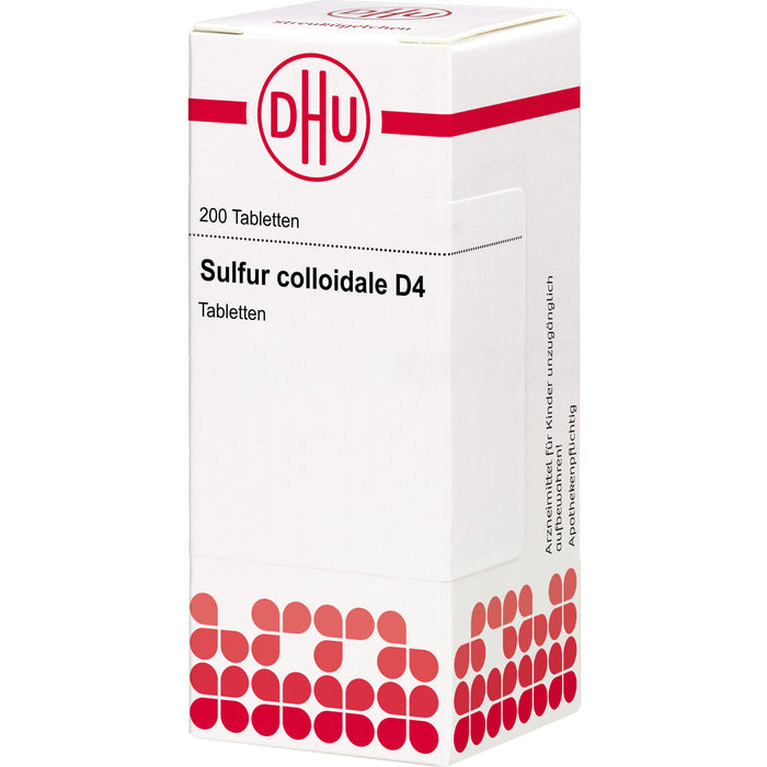 Sulfur colloidale D4 DHU Tabletten, 200 St. Tabletten