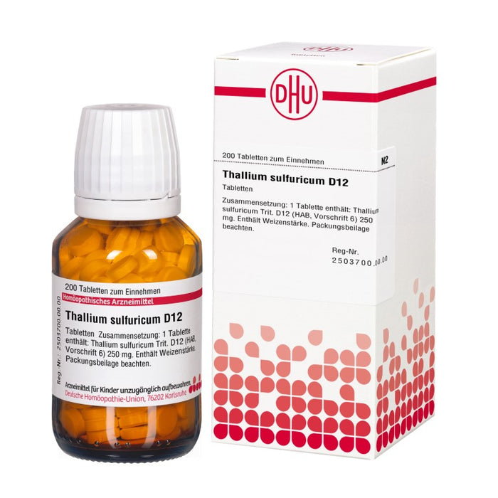 Thallium sulfuricum D12 DHU Tabletten, 200 St. Tabletten