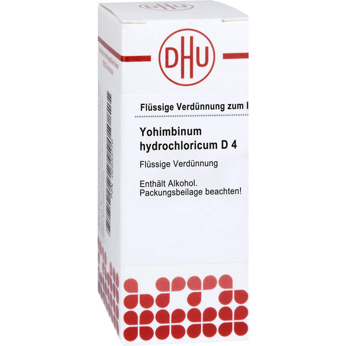 Yohimbinum hydrochloricum D4 DHU Dilution, 20 ml Lösung