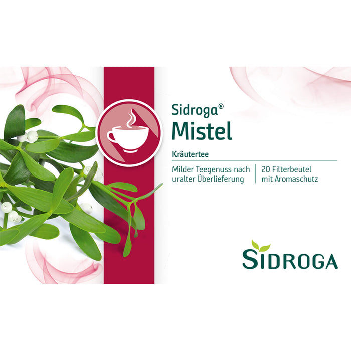 Sidroga Mistel milder Teegenuss mit Aromaschutz, 20 pc Sac filtrant