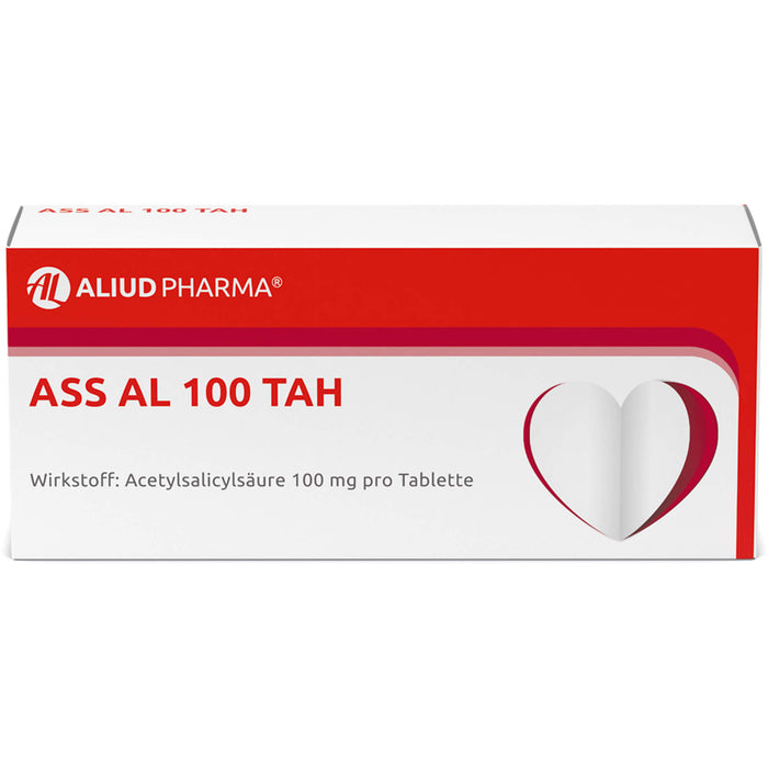 ASS AL 100 TAH Tabletten Thrombozytenaggregationshemmer, 50 St. Tabletten