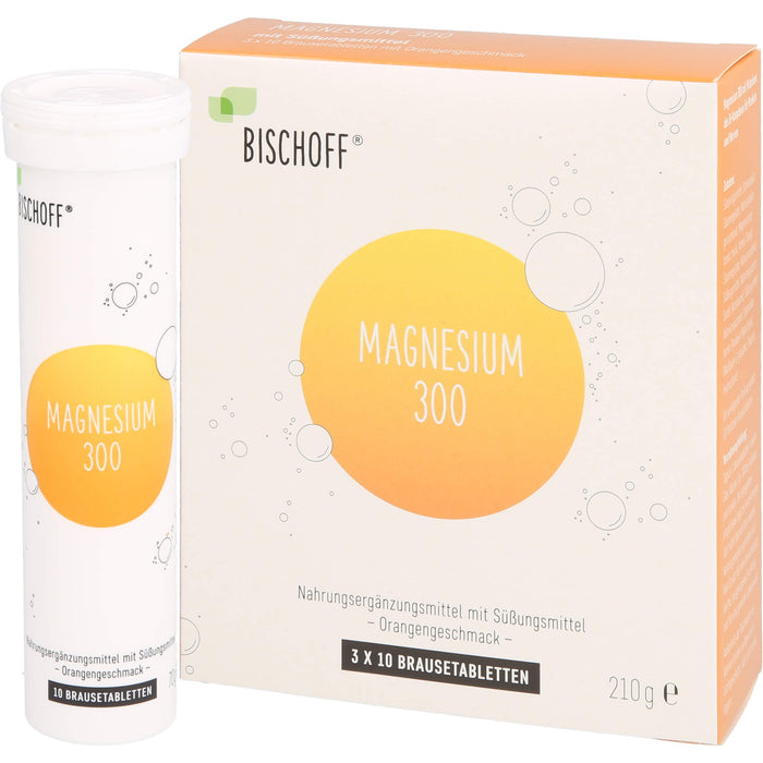 BISCHOFF Magnesium 300 Brausetabletten, 30 pc Tablettes