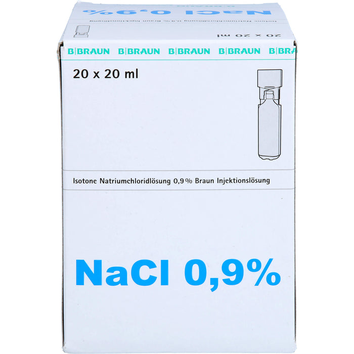 Isotone Kochsalzlösung NaCl 0,9% Braun Mini-Plasco connect, 400 ml Lösung