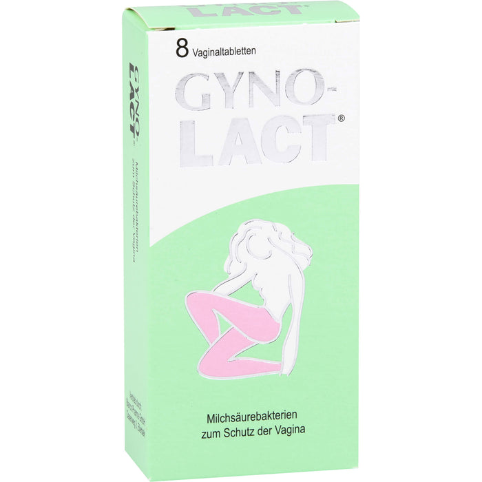 Gynolact Vaginaltabletten zur Regenerierung und Stärkung der natürlichen Milchsäurebakterienflora der Scheide, 8 pcs. Tablets