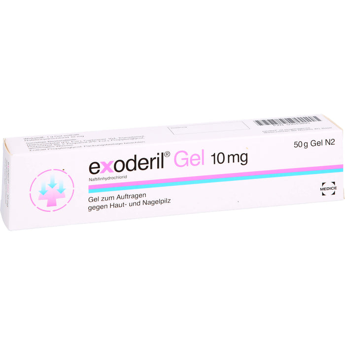 exoderil Gel gegen Haut- und Nagelpilz, 50 g Gel