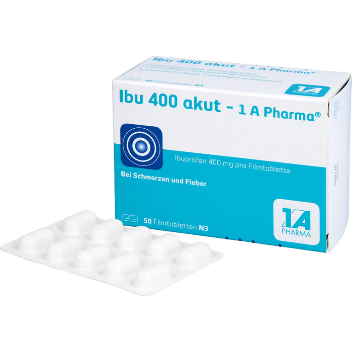 Ibu 400 akut - 1 A Pharma Filmtabletten, 50 pc Tablettes