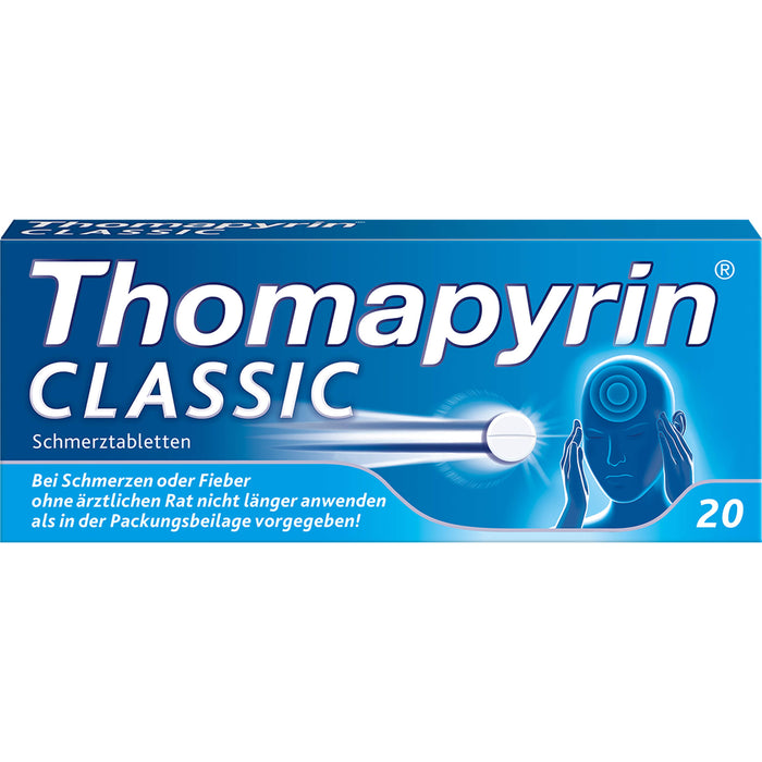 Thomapyrin classic Schmerztabletten Original von Sanofi-Aventis, 20 St. Tabletten