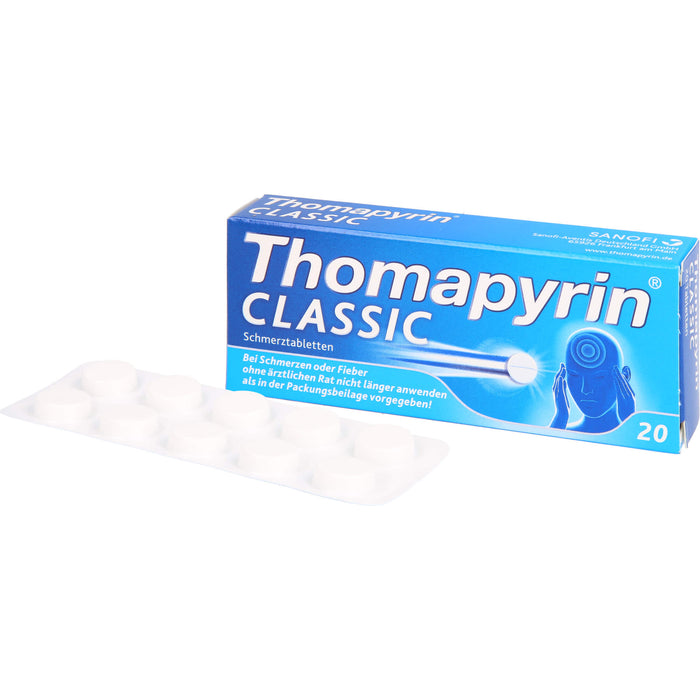 Thomapyrin classic Schmerztabletten Original von Sanofi-Aventis, 20 pcs. Tablets