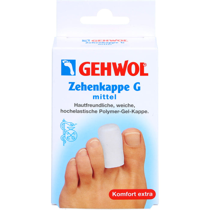 GEHWOL Polymer-Gel Zehenkappe G mittel, 2 pcs. Patch