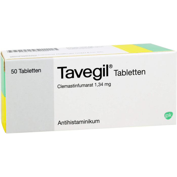 Tavegil Beragena Tabletten bei Allergien, 50 pc Tablettes