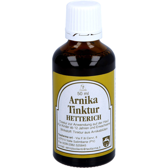 Arnikatinktur Hetterich, 50 ml Solution